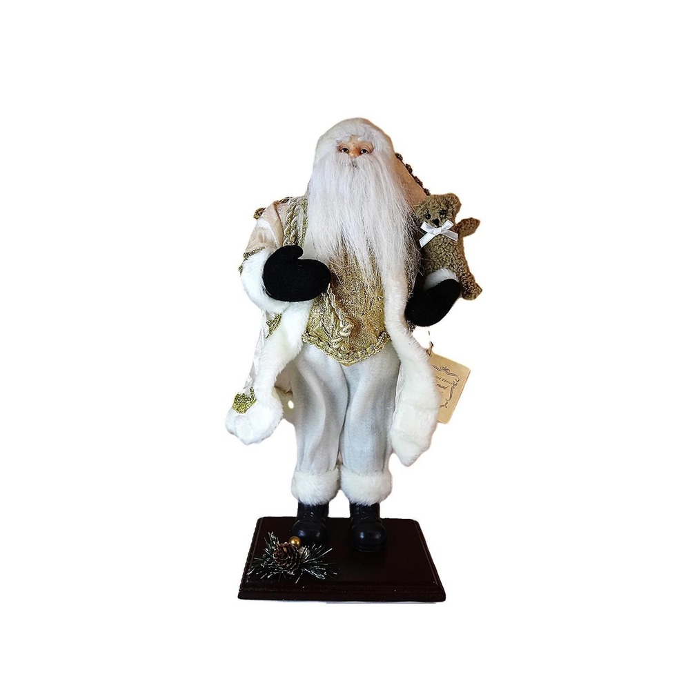 Santa Claus - Bernard Claus - White and‎ Gold - Limited Edition